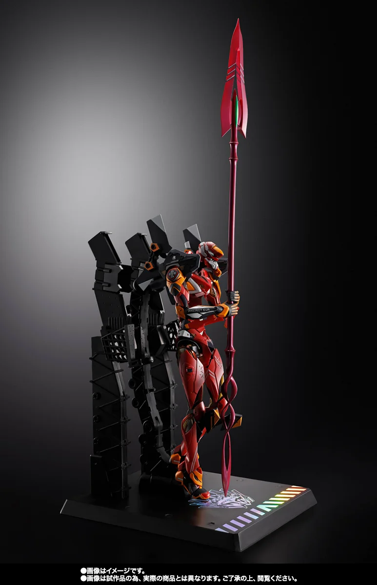 Officially Licensed Bandai Metal Build Eva Unit 02 Figur Anime Anime Neon Genesis Evangelion Crossroad Character Model
