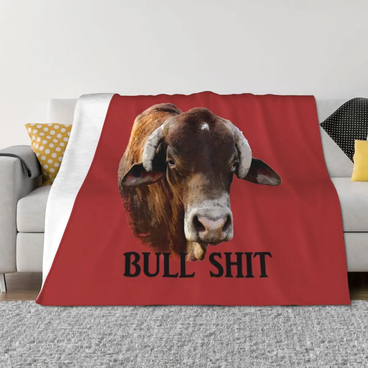 

RODEO BULL, RODEO QUOTE Throw Blanket Vintage Kid'S Furrys For Baby Blankets