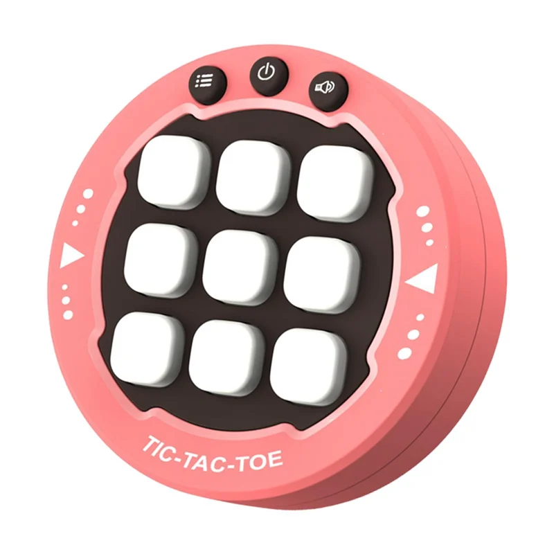 Juego de consola portátil para niños de 3 a 5 años, mesa de juego Tic Tac Toe, juegos de palabras, juego de mesa de 3 en una fila, juego familiar