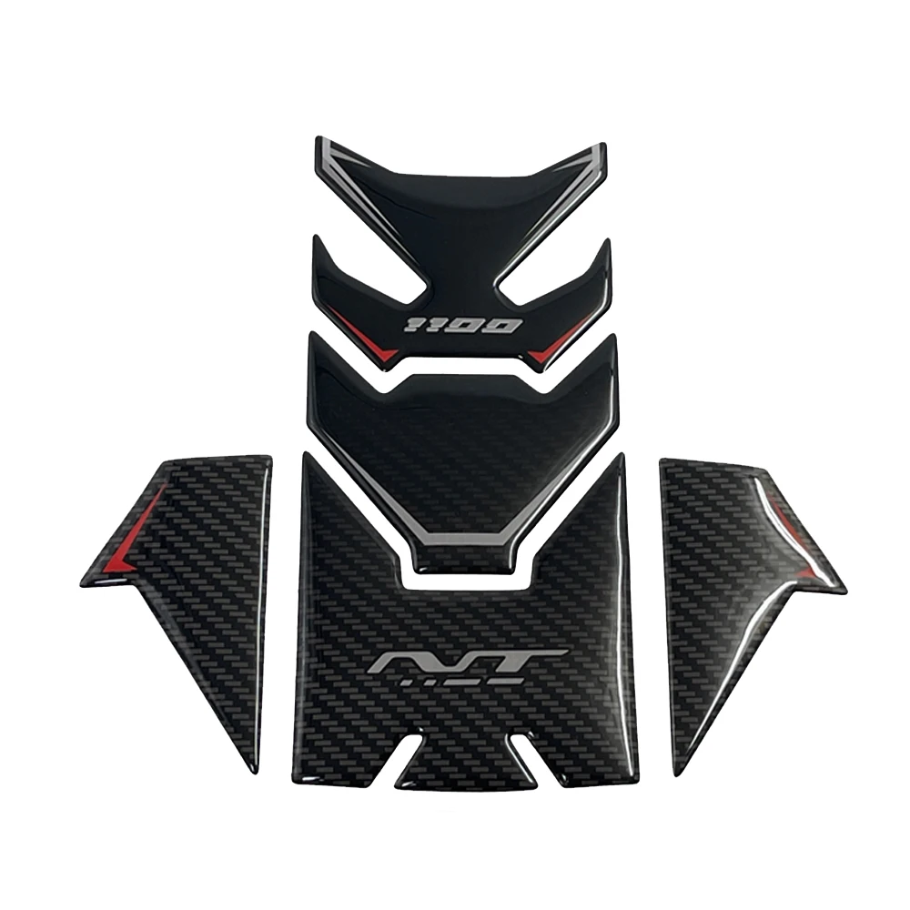 For NT 1100 NT1100 2025 Motorcycle Accessories Resin 3D Sticker Oil Tank Anti-Slip Pad Knee Traction Tank Pad Protection Kit