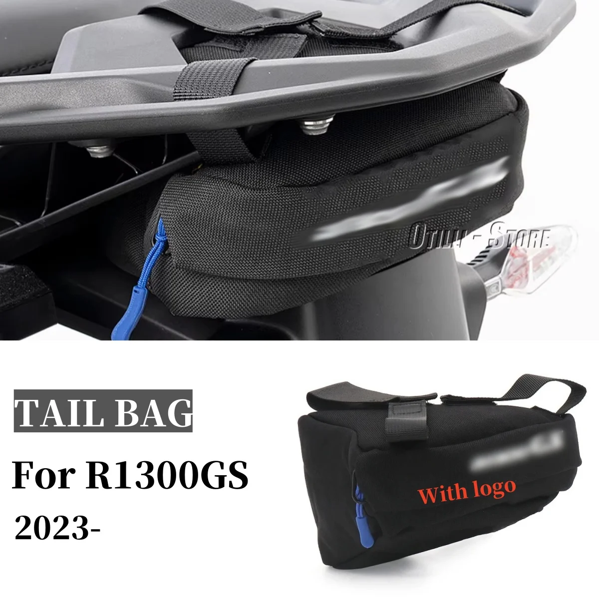 

R1300GS Motorcycle Rear Seat Bag Waterproof Tail Bag Multi-functional Rear Tool Storage Pack For BMW R 1300 GS R 1300GS 2023-