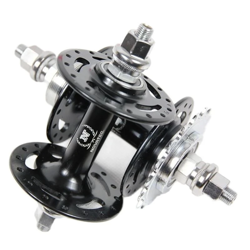 

Bearing Hub Fixed Gear Hubs Racing Bike Sealed Fixie Bike Track Bicycle Single Speed 32 Holes HUB With 17T Cog Black Silver