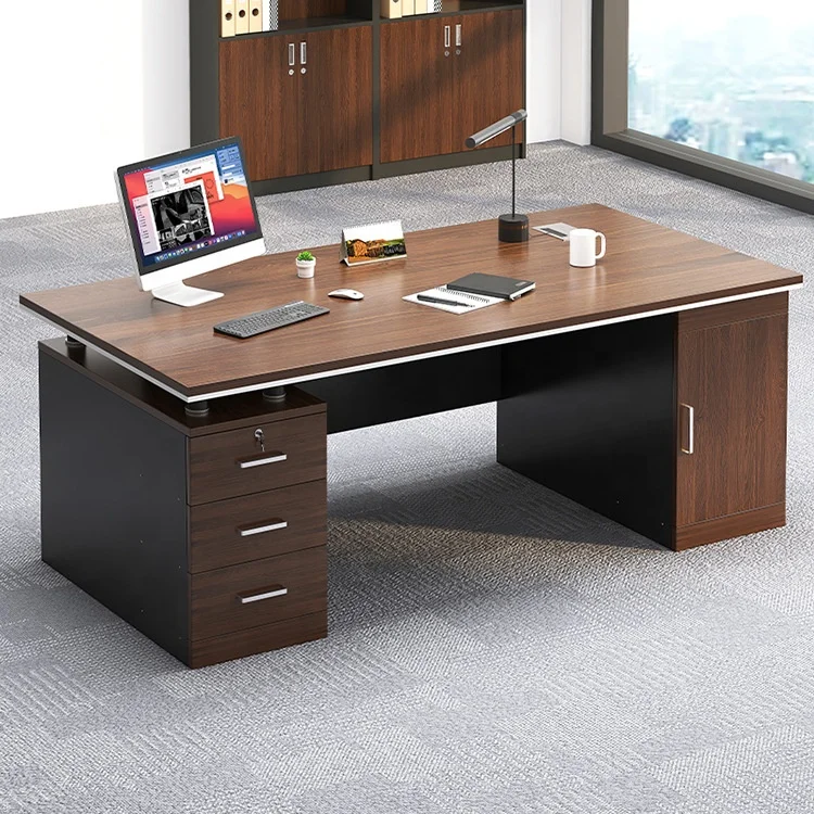 Modern Simple Wooden Office Furniture for Staff Office Table Writing Desk