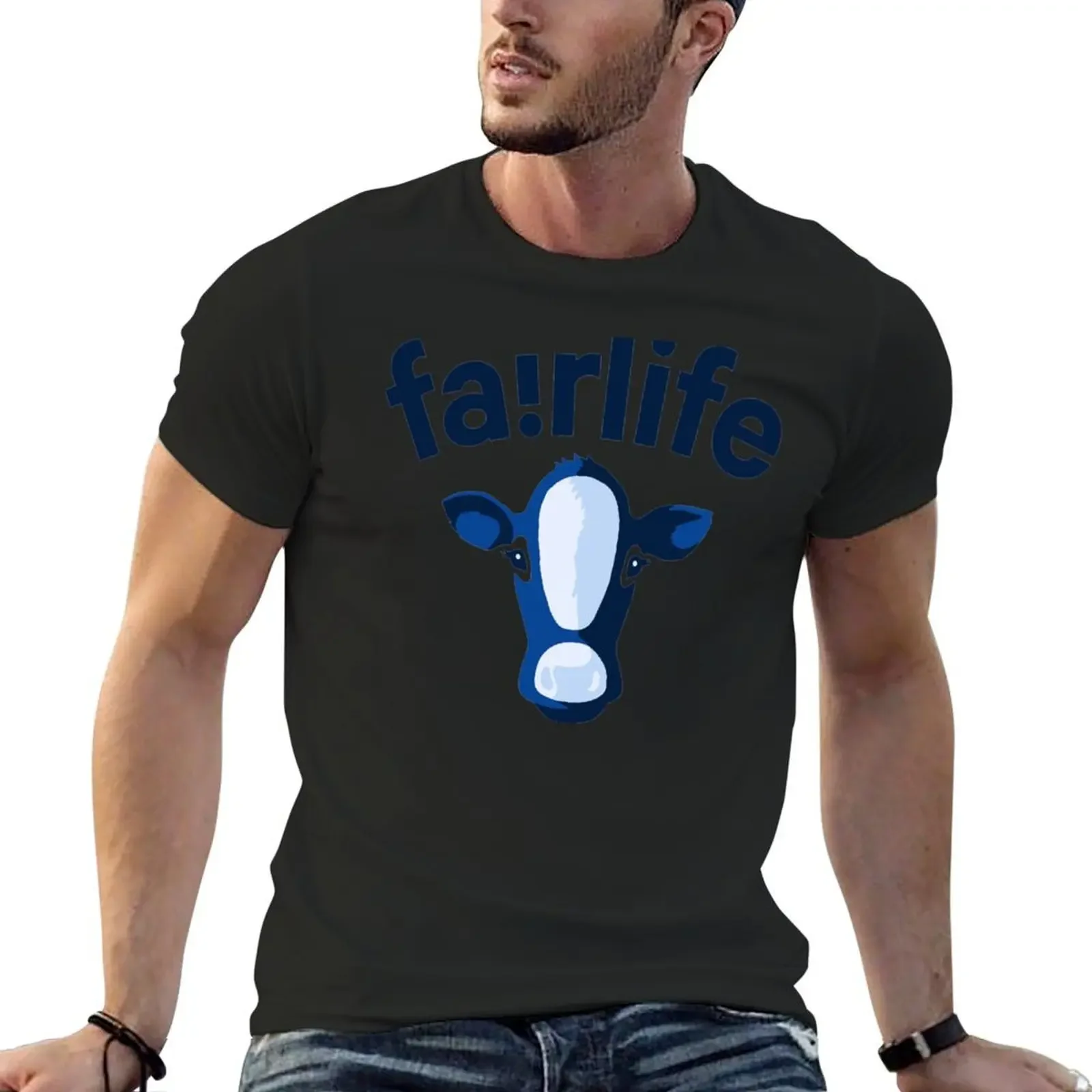 fair life T-Shirt designer shirts Short sleeve tee street wear Aesthetic clothing t shirt men