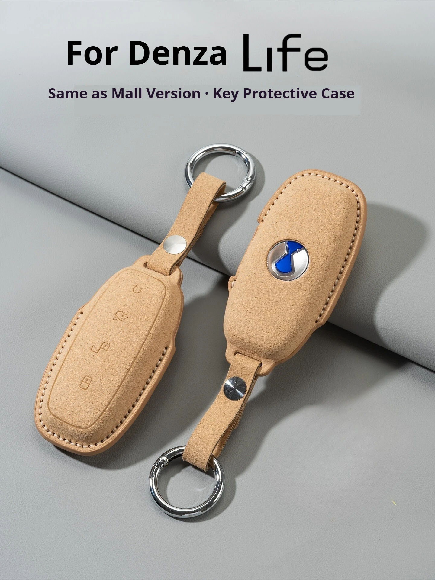 Car Key Cover for Denza D9 2nd Generation 2022-2026 Smart Key Protective Cover All Inclusive Scratch Resistant Car Accessories
