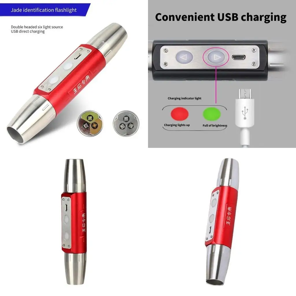 

J78F компактный нефритовый оценочный фонарик, светильник для ювелирных изделий, нефритовый идентификатор, нефритовый фонарик,