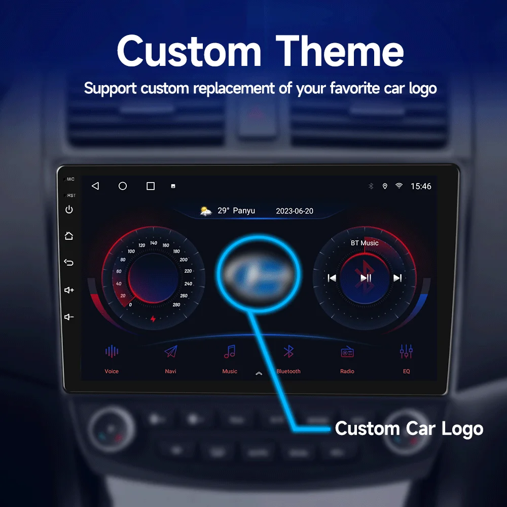 JIUYIN Online Theme For Android Radio Multimedia For Honda Accord Toyota Car Video Playr Universal