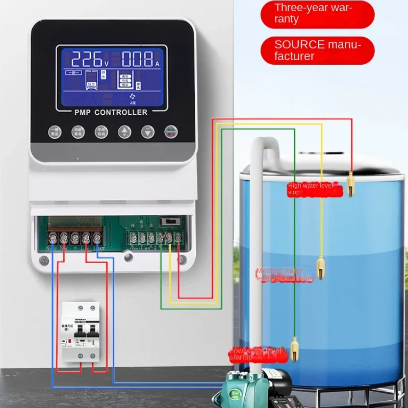 FOR Water level sensing controller for fully automatic intelligent three-phase switch water tank of pumping pump