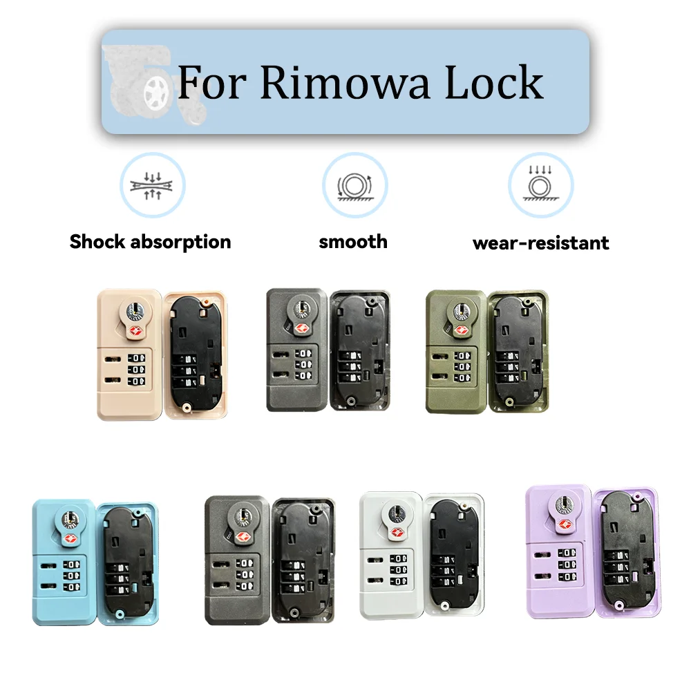 For Rimowa Essential006 code lock domestic box replacement 006 code lock color complete Travel Accessories PAssword Lock