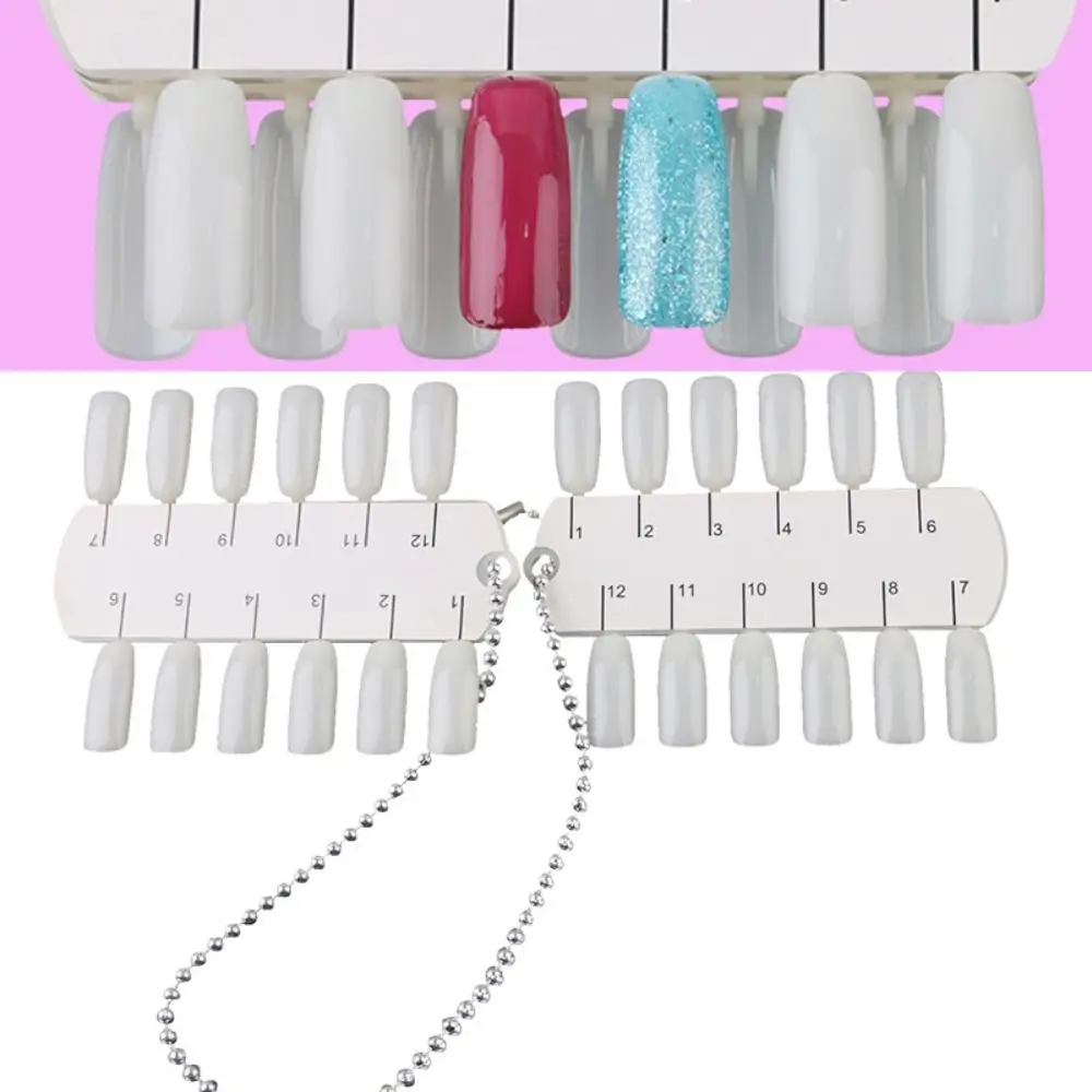 Nail Display Stand Tool Nail Art Display Practice Training Palette Nail Art Display Practice Nail Tips