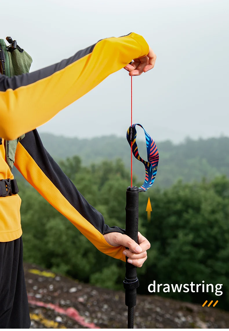 2pcs AONIJIE New Folding Outdoor Quick Lock Hiking Pole Walking Stick 105cm 115cm Trekking Pole For Height 155cm to 175cm