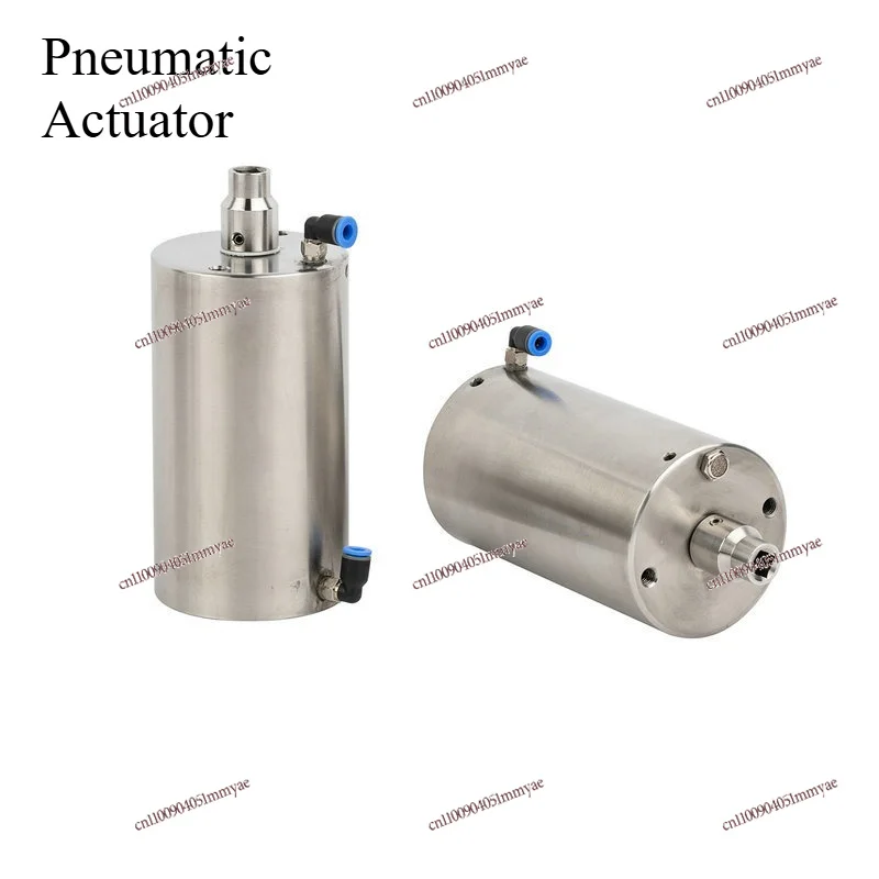 Sanitary Pneumatic Butterfly Valve Stainless Steel Ball Valve Single Acting Auto Return Actuator Air Head
