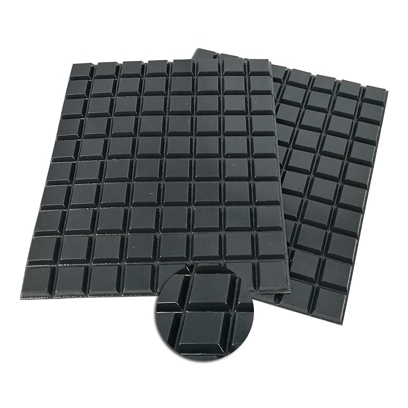 

Square Tapered Bumpon Protective Products, Sj5008, W/ Flat Top, 80Pcs Board