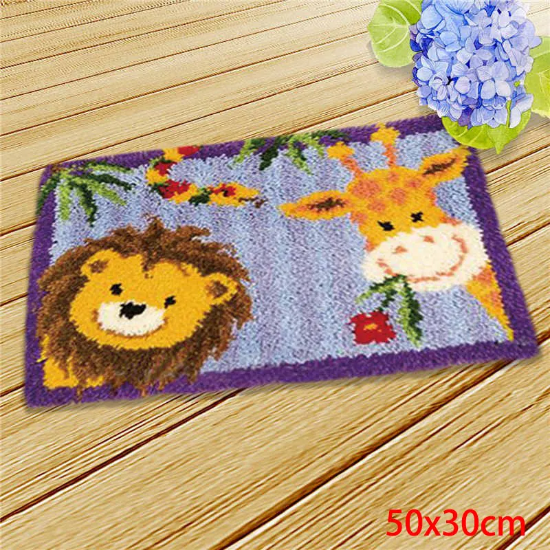 Kit Point De Crochet Adulte Débutant Création De Tapis Et Canvas Animal Hibou Blanckit De Crochet Crochet Lochet Fil Inclus Débutants
