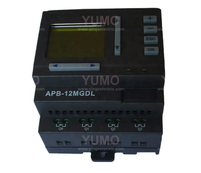 

YUMO PLC Programmable Logic Controller APB series APB-12MGD PLC 8 points digital input without LCD