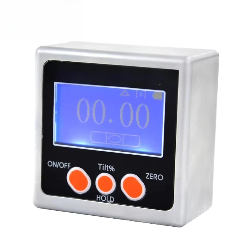 

High-precision dual-axis digital display tilt box electronic angle ruler with magnetic angle meter angle gauge level pocket angl