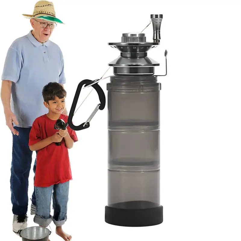 

Fishing Lure Storage Small Fishing Hooks Storage Box Multifunctional Gear Supplies With Carabiner Clear Shelves Bait Containers