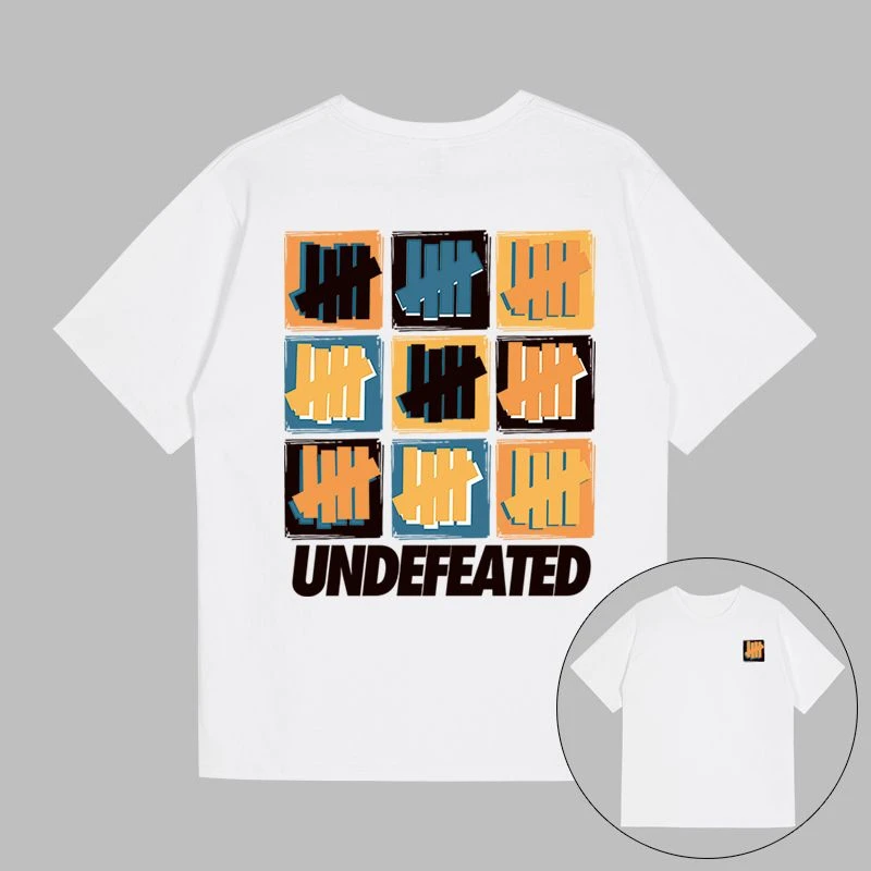 2026 Pop UNDE Summer FEATED New Short-sleeved T-shirt Men and Women All Match Couples Fashion Brand Casual Half Sleeve