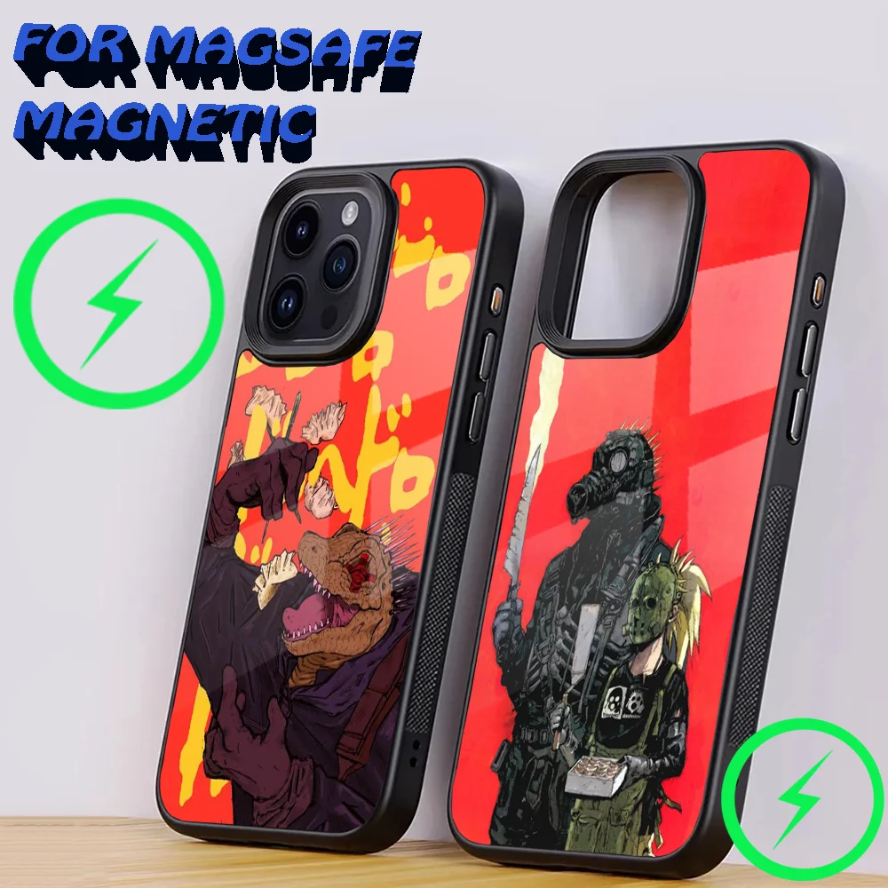 

Game Phone Case For iPhone 15,14,13,12,11,Plus,Pro,Max Mini Magsafe D-Dorohedoro Magnetic Wireless Charging