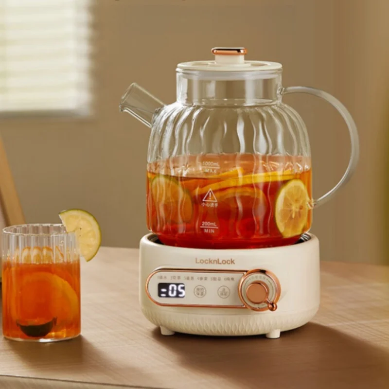 

Electric Kettle Glass Tea Pot 1L Healthy Tea Maker for Office Home EJK3315 Electric Hot Water Heater and Stew Pot 220V