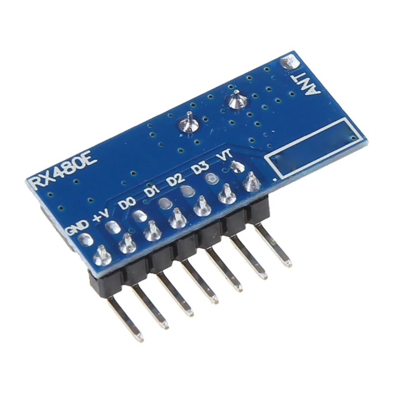 Pack of 5pcs RX480-E 433mhz Super Heterodyne Receiver Module 1527 Learning Code Decoding Wireless Receiving Module