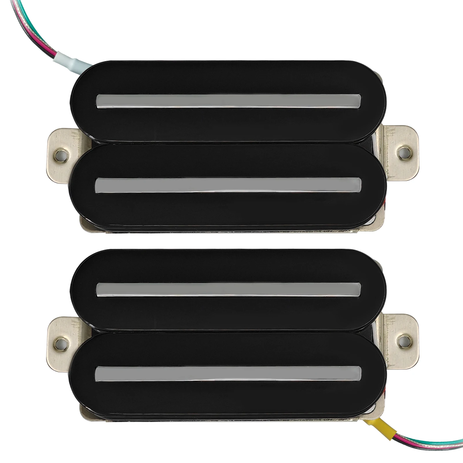 Phrilam Pro Super Power E-Gitarre Hot Dual Rails Pickup Humbucker Pickup 14,1 K Schwarz Gitarre Teile – Detail 2