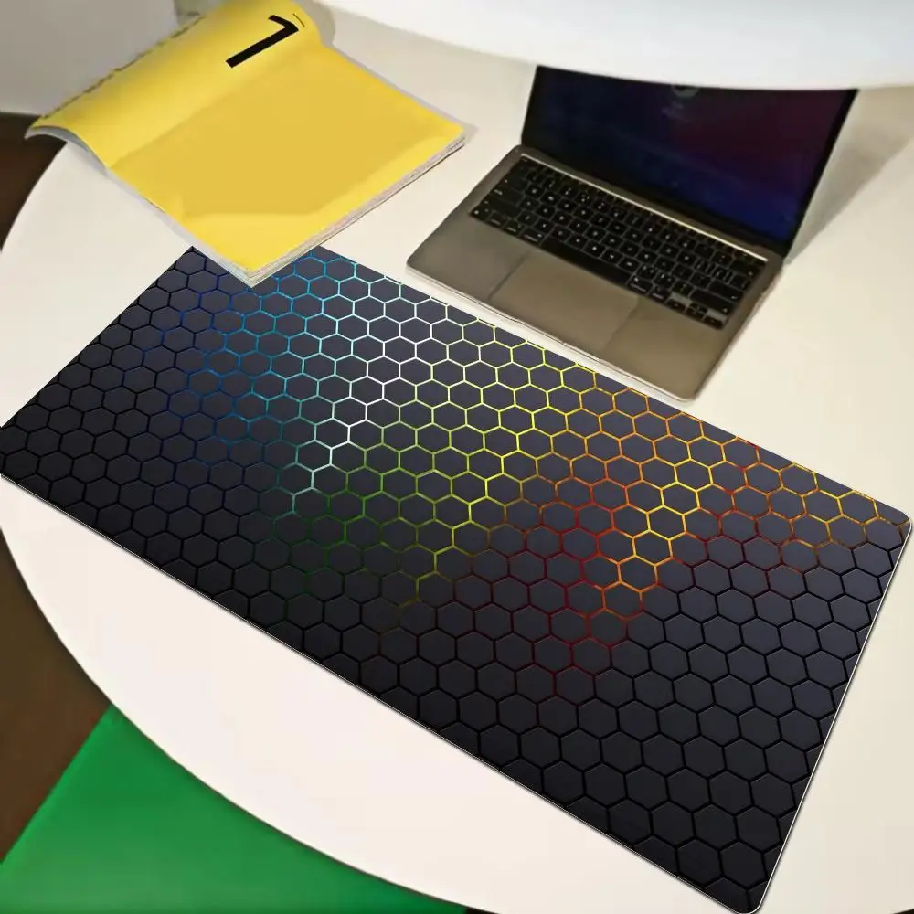 

EX Hexagon Mousepad Computer New XXL MousePads Keyboard Pad Mouse Mat Gamer Soft Office Carpet Table Mat Desktop Big XAXC