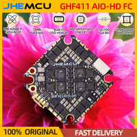New JHEMCU GHF411 AIO-HD Flight Controller F411 FC 40A Baro OSD 3-6S Lipo 4in1 Brushless ESC For RC FPV Freestyle Racing Drone