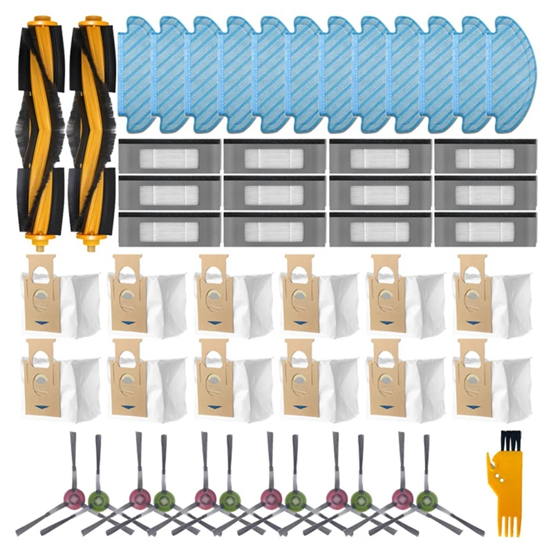 Główny filtr szczotkowy boczny ścierka do mopa woreczek pyłowy do wymiany Ecovacs DEEBOT OZMO T8 + / T8 AIVI / T8 Max / N8 Plus / N8 Pro
