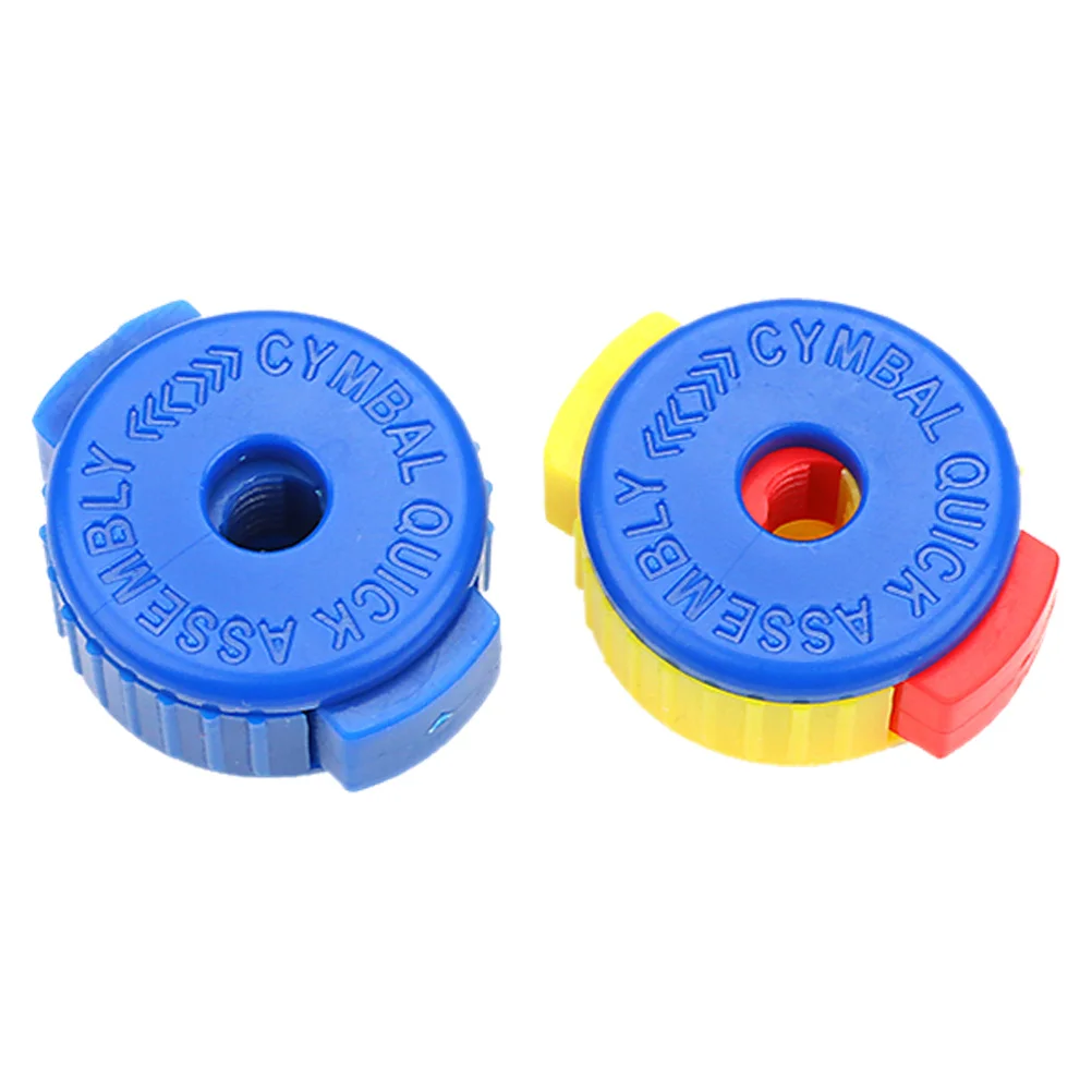 

2 Pcs Drum Kit Accessories Cymbal Support Replacement Parts Lug Locks Release Nut Quick Nuts
