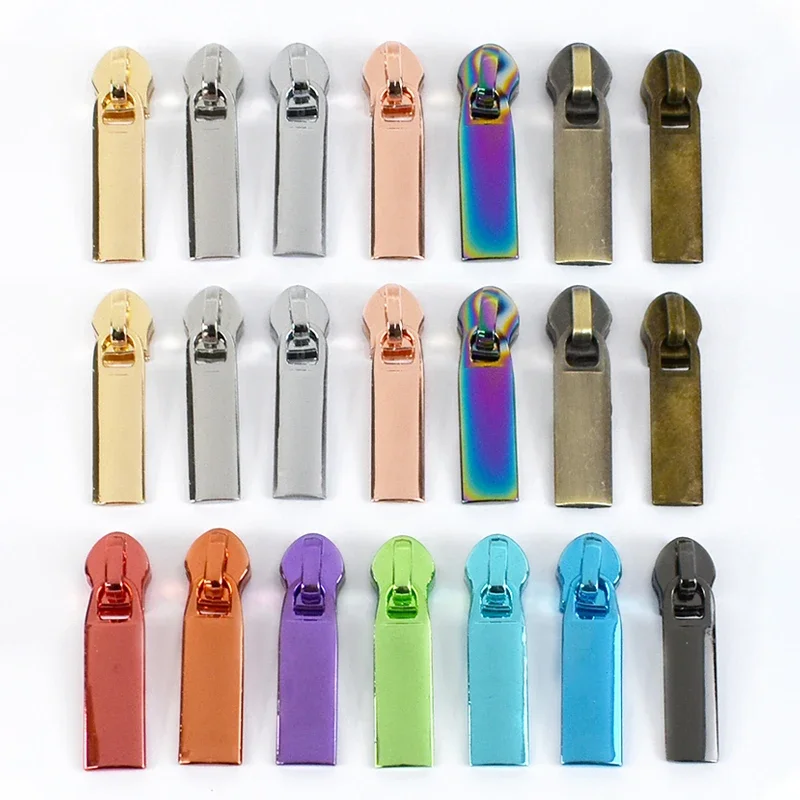 

10-50Pcs Meetee 5# Zipper Pulls for Nylon Zippers Clothes Jacket Zip Sliders Backpack Zips Repair Kits DIY Sewing Accessories