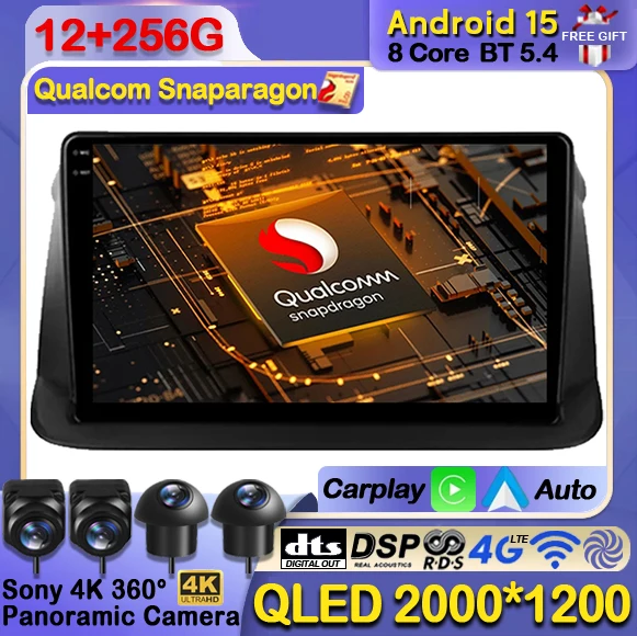 

Android 15 Car Radio For Honda Stepwgn 3 2005 - 2009 Wireless Carplay Auto Multimedia Video Player Navigation GPS 4G WIFI QLED