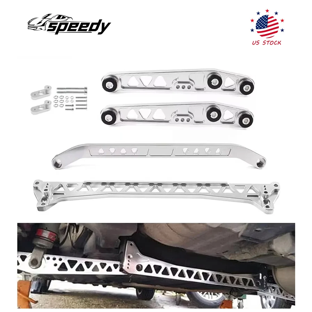 

Gold BILLET REAR BRACE SUBFRAME CONTROL ARM LCA TIE BAR KITS FOR HONDA CIVIC 1992-1995 EG