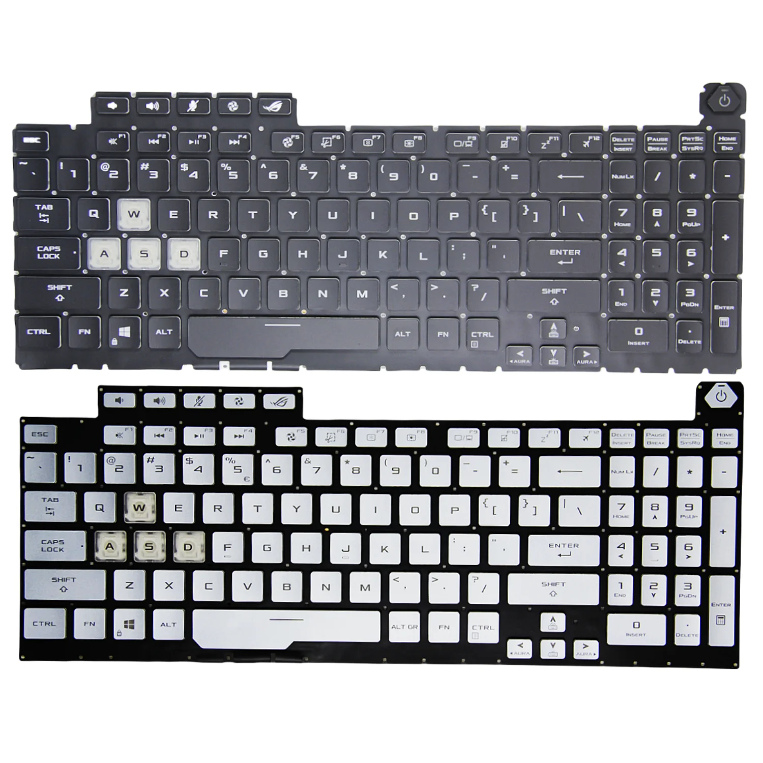 100%New US For Asus G731 G731GT G731GU G731GV G731GW G732 G732L G732G G732GU G712 G712L G712V S7D Laptop Backlight Keyboard