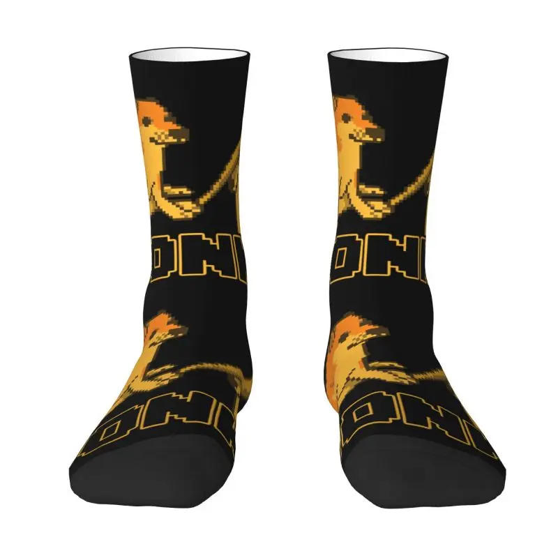 

Cheems Bonk Meme Pixel Art Mens Crew Socks Unisex Fun 3D Printed Shiba Inu Dog Dress Socks