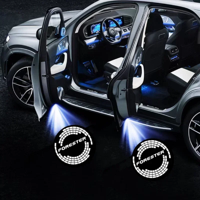 

2pcs LED Car Door Logo Projecteur Light Car Styling Welcome Courtesy for Subaru Forester 2013 2014-2024 Courtesy Lamp Accessorie