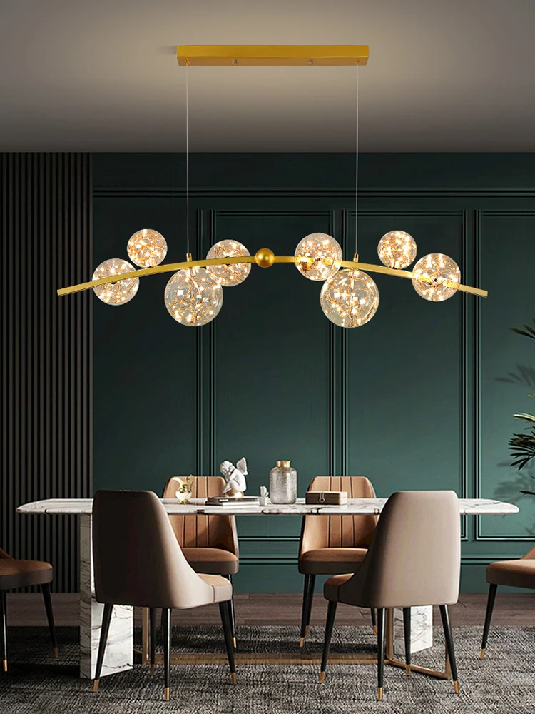 

Luxurious Exquisite Led Chandelier Is Used For Dining Room Living Room Bedroom Dimmable Remote Control Home Indoor Decoration