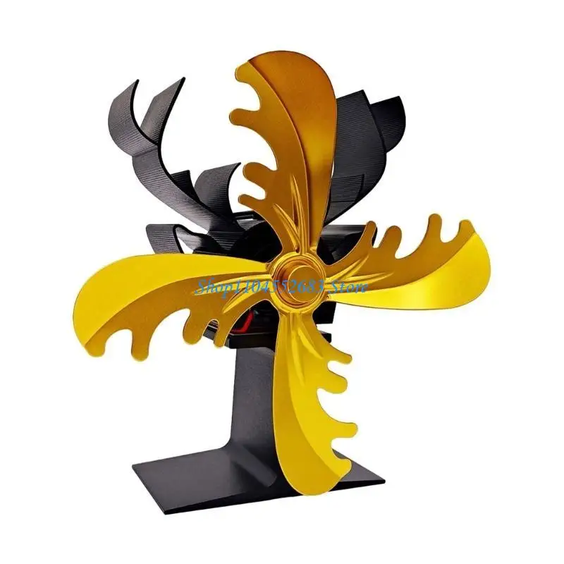 Y6GD 2023 Nowy wentylator kominkowy RENINDER ELIK Świąteczny Specjalne wypalenia drewna powietrza cyrkulacja termiczna drewniany