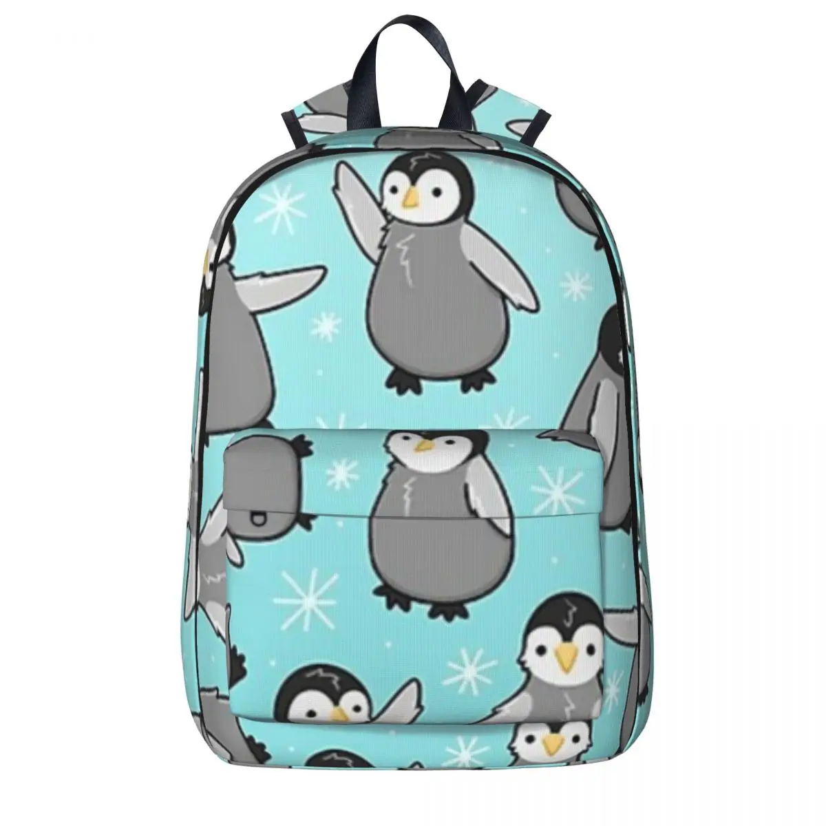 Pinguim pintinhos mochilas grande capacidade estudante saco de livro bolsa de ombro portátil à prova dwaterproof água crianças saco escolar