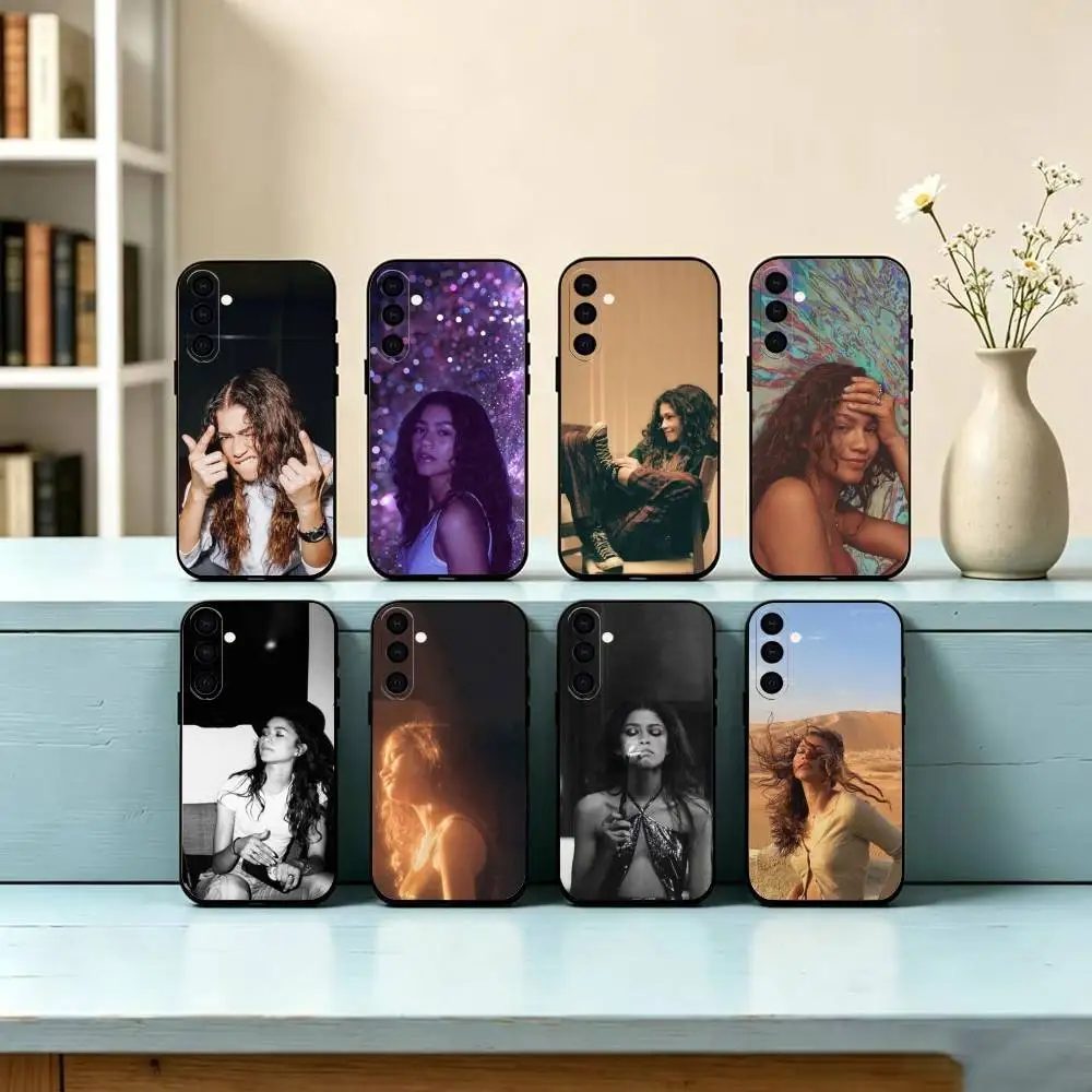 Z-Zendaya C-Coleman  Phone Case For Samsung Galaxy A73,A72,A71,A70,A53,A52,A51,Soft Silicone Black Cover