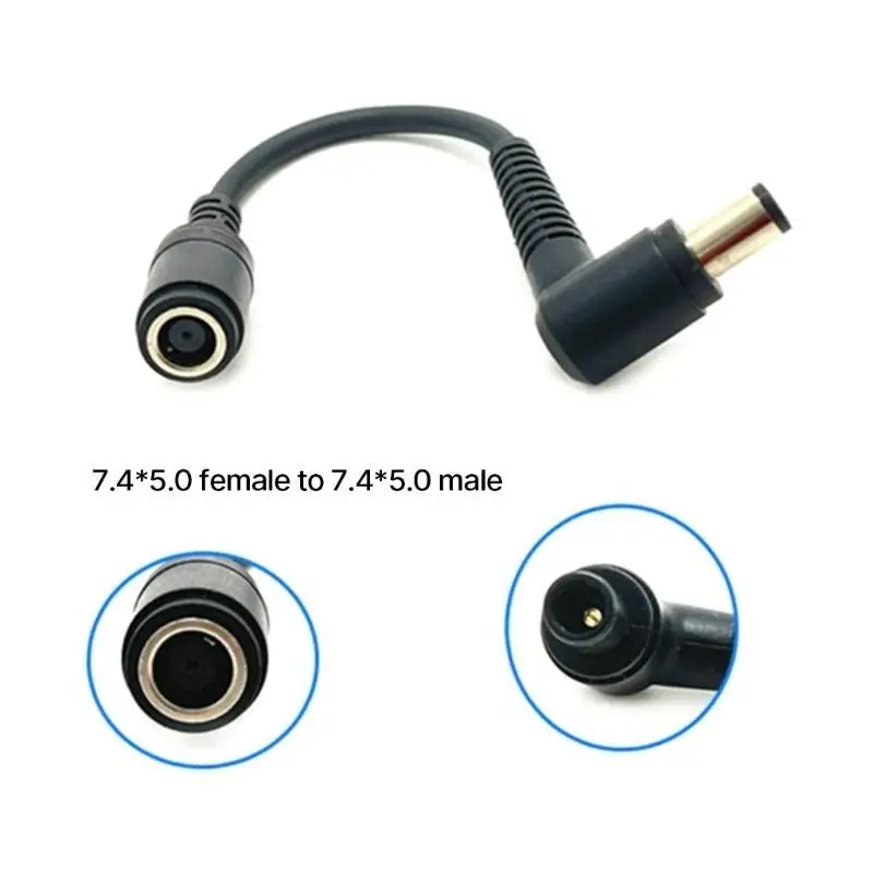 DC7.4mmx5.0mm Stromanschlusskabel für Laptops 7.4x5.0mm Buchse auf 7.4x5.0mm Stecker Stromkabel – Detail 10