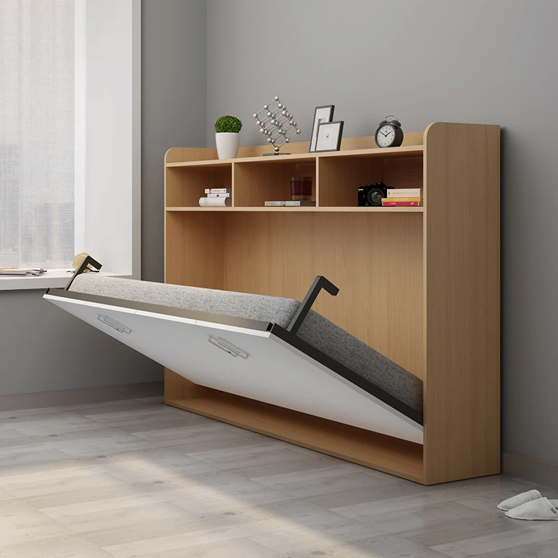 

Modern Luxury Bed Minimalist Cabinets Aesthetic Organiser Bed Storage Frame Cama De Lujo Para Dormitorio Bedroom Furniture