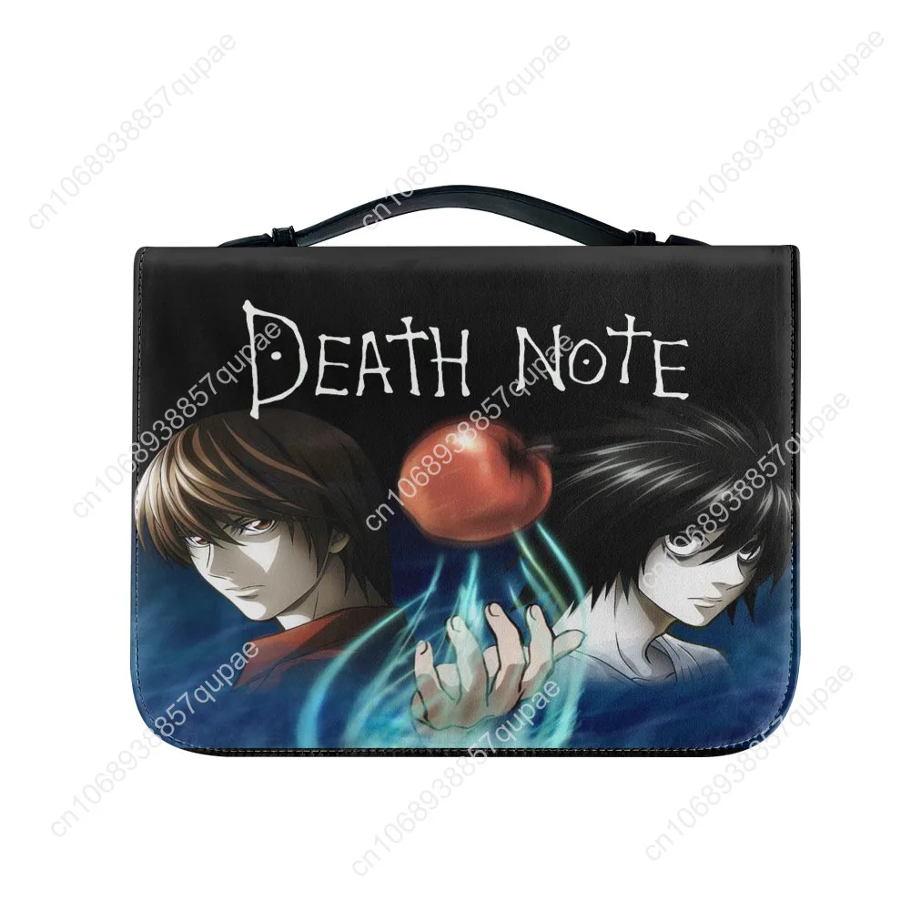 Japan Anime DEATH NOTE Bags Christian Gifts Personalized Cover Bible Pack Waterproof Leather Bag Pockets Package Case