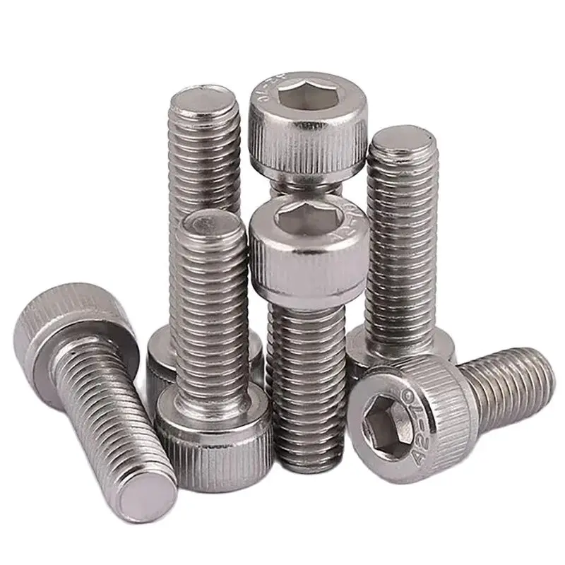 M3 M4 M5 M6 M7 M8 M10 M12 M14 M16 M18 M20 M24 Stainless Steel Hex Bolt Socket Cap Screws Allen