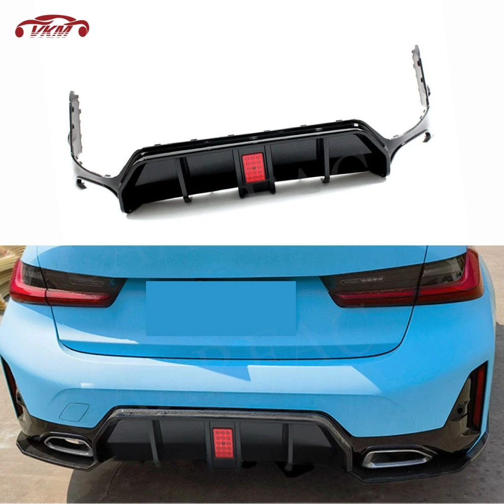 

Rear Diffuser Rear Splitters Spoiler for BMW 3 Series G20 G28 LCI 2023+ Carbon Fiber Car Body Kit Back Bumper Cover Accessories