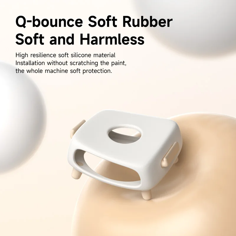 Hagibis سيليكون الغطاء الواقي لجهاز ماك ميني M4/M4 برو 2024 لينة للصدمات المضادة للخدش حوض الغبار حامل مكتبي لطيف