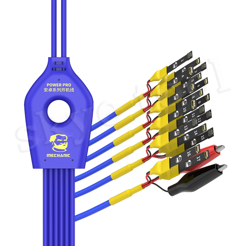 Mecânico power pro 1 a 18 linha de inicialização de energia série android forhuawei samsung xiaomi htc redmi cabo de ativação da placa-mãe
