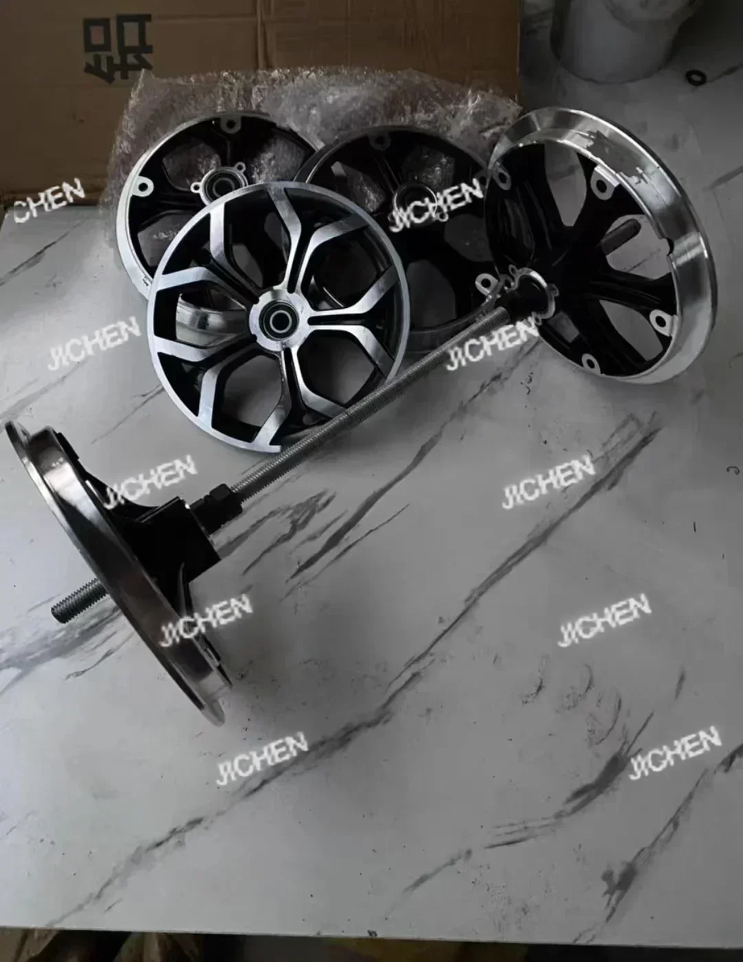 JC Cinta de correr para mascotas de alta resistencia, ruedas de aluminio, cinta de correr para perros, ruedas para correr, andador, barra de 50/55/65 Cm de ancho, pasarela de 155cm