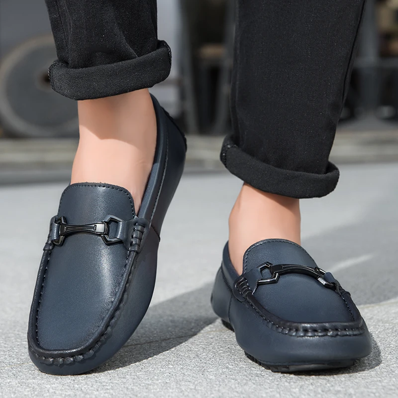 

Quality Soft Comfortable Lightweight Casual Shoes Fashionable Low Top Flat Travel Commuting Loafers Branded Men's Driving Shoes