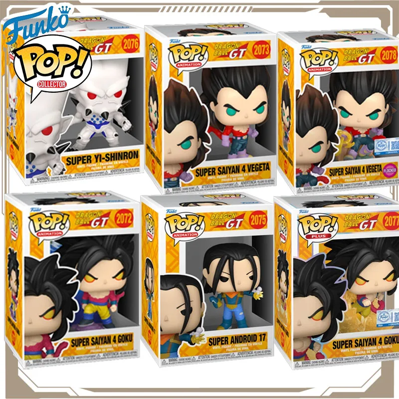 

In Stock Funko POP Original Dragon Ball Super Saiyan 4 Gogera Goku Super Android 17 Action Figure Toys for Boys Girls Kids Gift